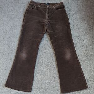 L.e.i. Vintage Y2K Brown Flared Corduroy Pants